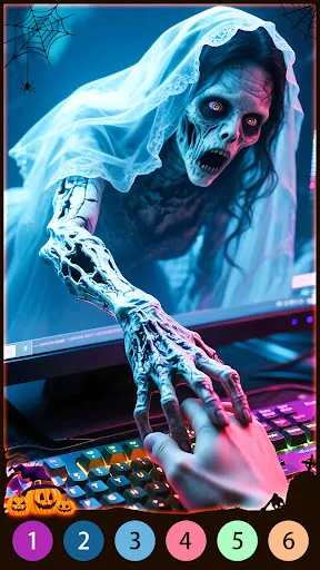 Dark Skeleton Color by number | Игры | XWorld