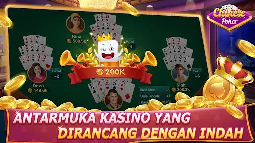 Chinese Poker - Card Game | Permainan | XWorld