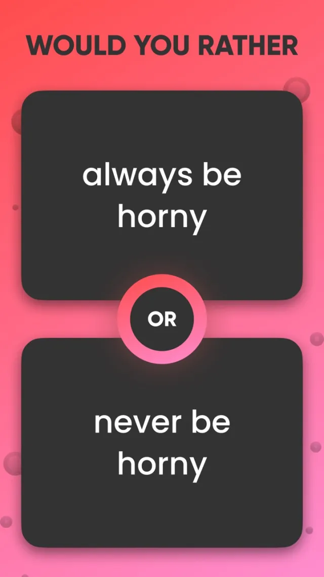 Would You Rather? Adult | juego | XWorld