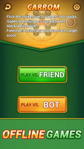 Indian Offline Games - Carrom | Permainan | XWorld