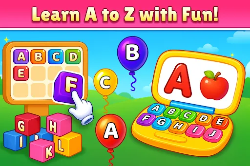 Alphabet Laptop - Educational | Games | XWorld