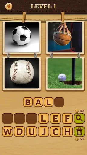 4 Pics Puzzle: Guess 1 Word | Games | XWorld