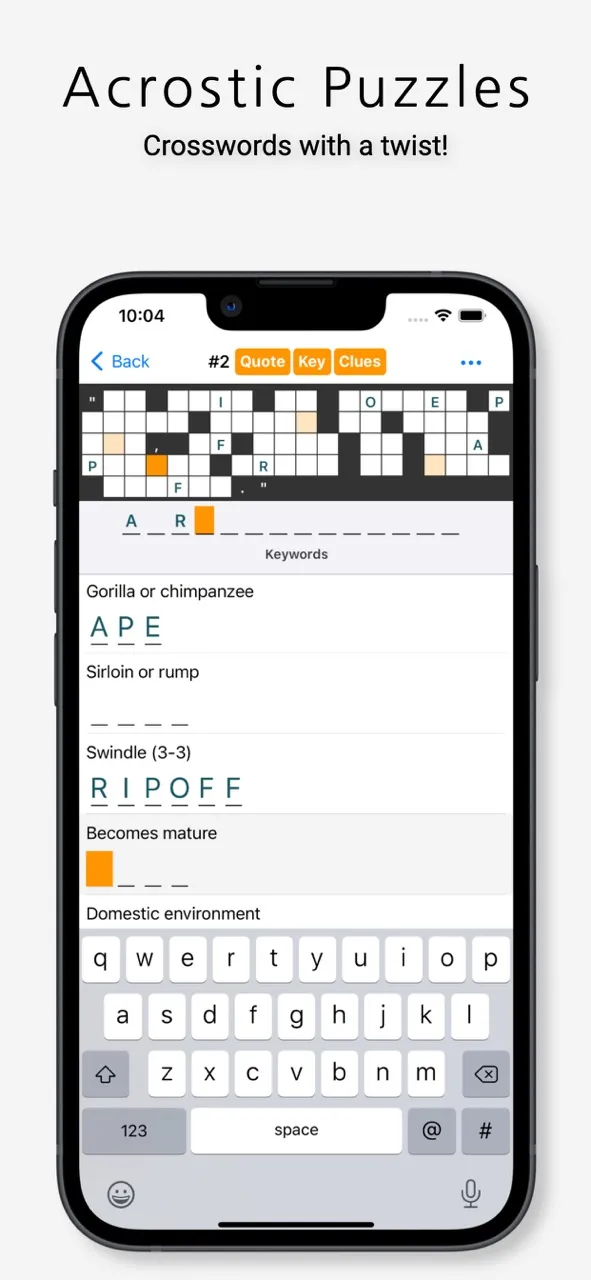 Acrostic Crossword Puzzles | Games | XWorld