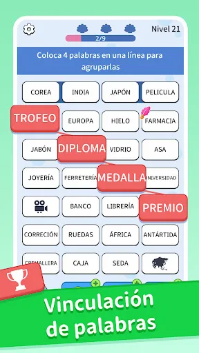 Cambia las Palabras: Connect | juego | XWorld
