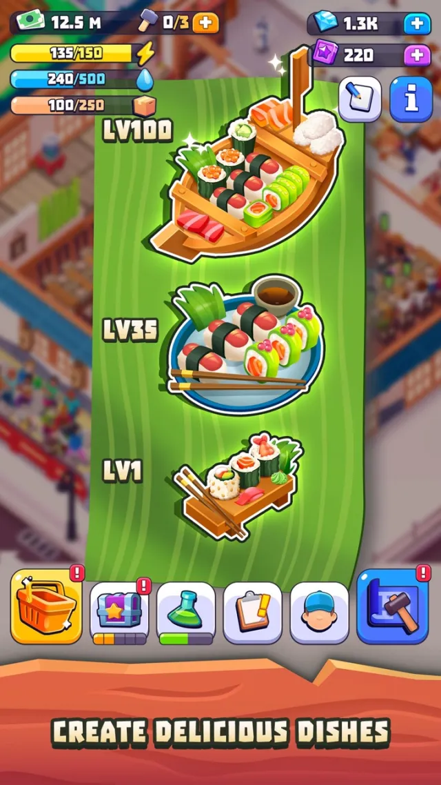 Sushi Empire Tycoon—Idle Game | 游戏 | XWorld