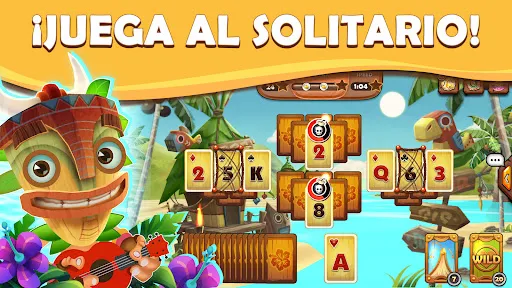 Tiki Solitaire TriPeaks | juego | XWorld