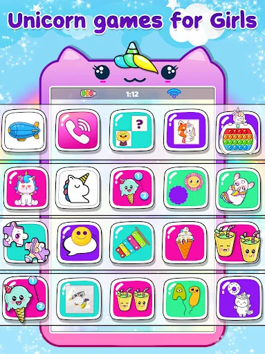 Kids Baby Unicorn Phone Game | juego | XWorld