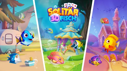 Solitaire 3D Fish | Games | XWorld