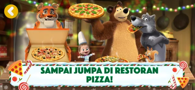 Rumah Pizza Masha and the Bear | Permainan | XWorld