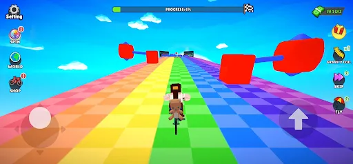 Blocky Bike Master | juego | XWorld