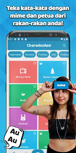 CharadesApp - Ponsel di dahi! | Permainan | XWorld