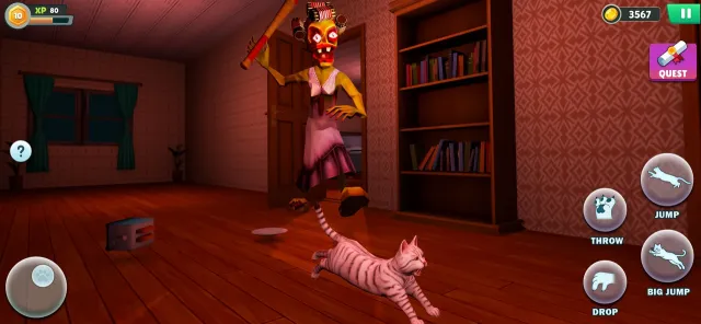 Prankster Cat vs Horror Gran | Игры | XWorld