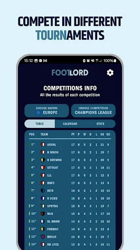 FootLord - Football Manager | Permainan | XWorld