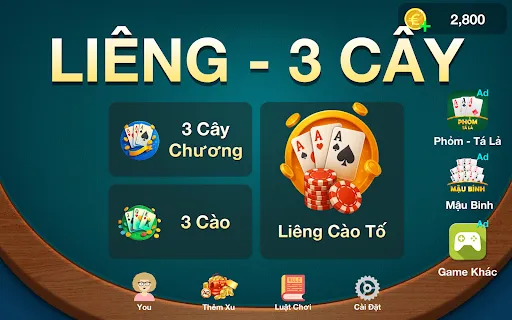 Liêng: 3 Cây, Cào Tố, 3 Cào | Games | XWorld Liêng: 3 Cây, Cào Tố, 3 Cào | Games | XWorld