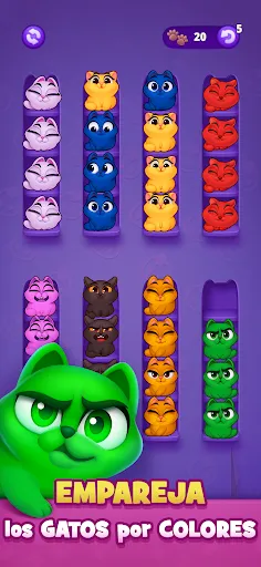Kitty Sort: Twisted Tails | juego | XWorld