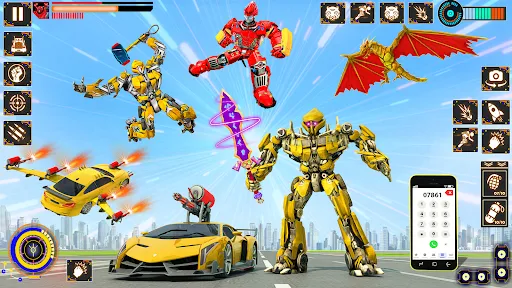 Dragon Robot Police Car Games | Permainan | XWorld