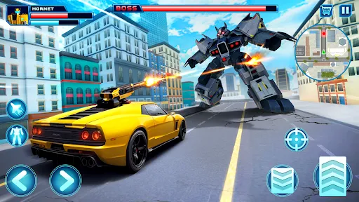 Robot Car Transform Fight Game | 游戏 | XWorld