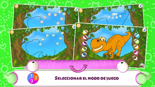 Dino Dibujo: Une los Puntos | juego | XWorld