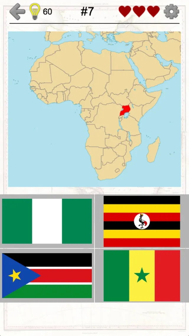 African Countries - Flags and Map of Africa Quiz | Games | XWorld