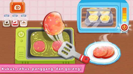 Memasak Sarapan Bayi Panda | Permainan | XWorld