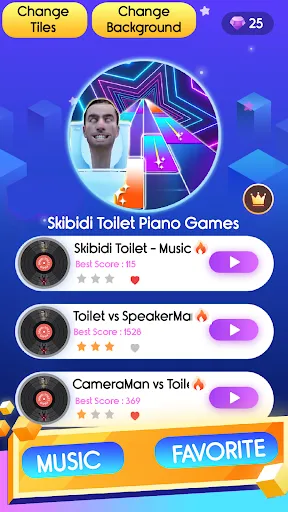 Skibidi Toilet Music Tiles Mix | Games | XWorld