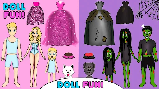 Chibi Dolls Dress Up Makeover | Permainan | XWorld