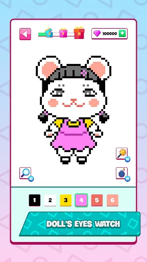 Pixel Number Cute Art | Games | XWorld