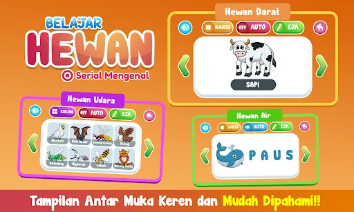 Belajar Mengenal Hewan + Suara | Permainan | XWorld