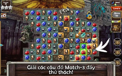 Match3 Phiêu lưu Lâu đài Bí ẩn | Games | XWorld