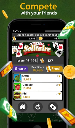 Solitaire - Make Money | Games | XWorld