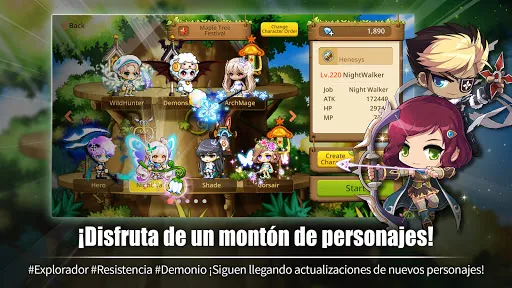 MapleStory M | juego | XWorld