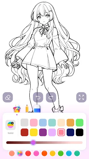 Cute Anime Coloring Game | 游戏 | XWorld