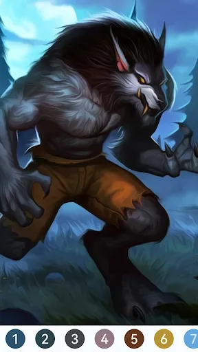 Werewolf Paint by Number | Jogos | XWorld Werewolf Paint by Number | Jogos | XWorld