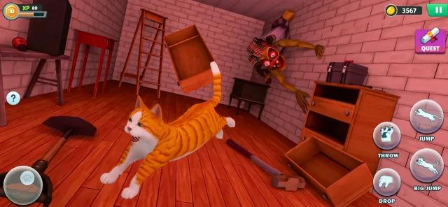 Prankster Cat vs Horror Gran | Permainan | XWorld
