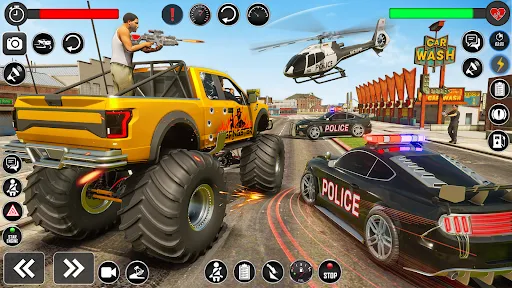 Gangster City Monster Truck 3D | Games | XWorld