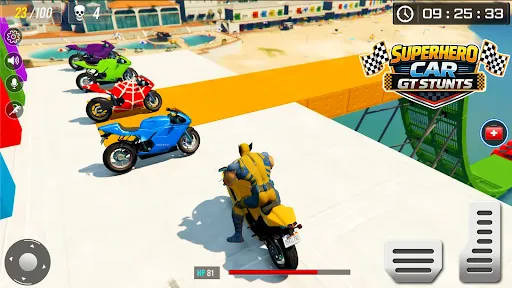 Superhero Car Stunt Mega Ramps | Игры | XWorld