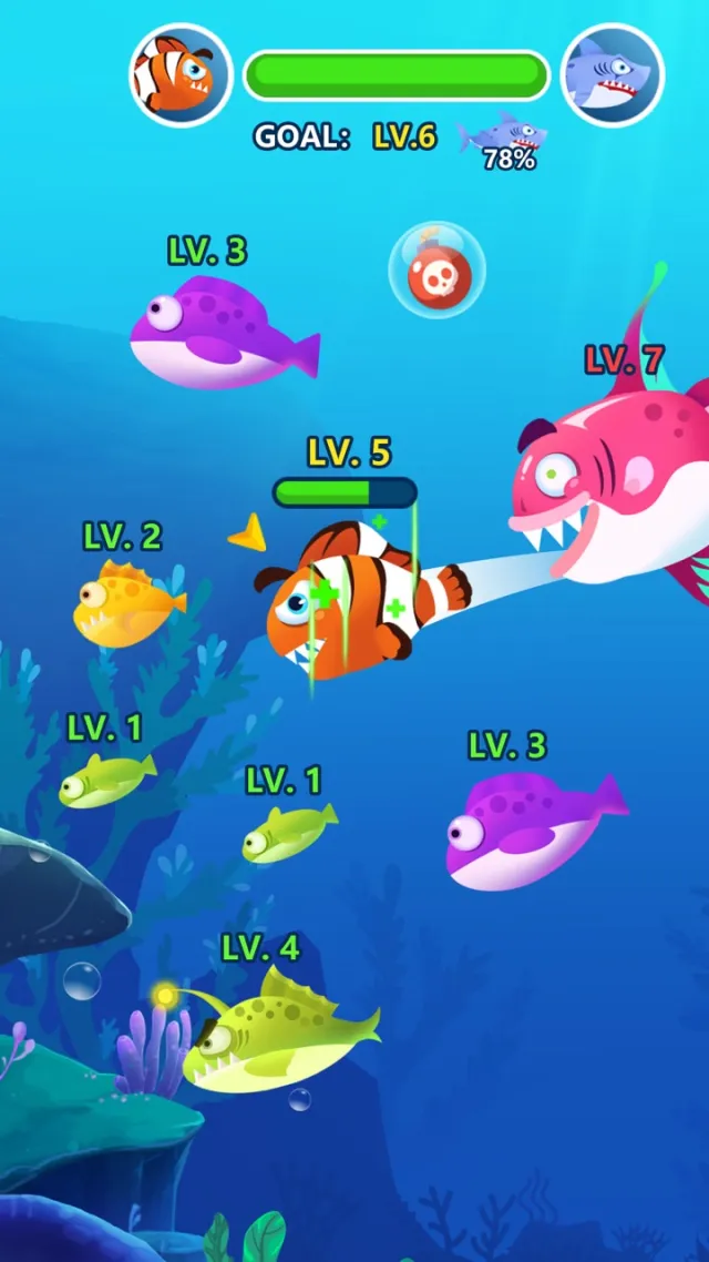Ocean Fish Evolution | Games | XWorld