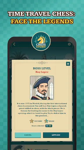 Chess Story - Face the Legends | Permainan | XWorld