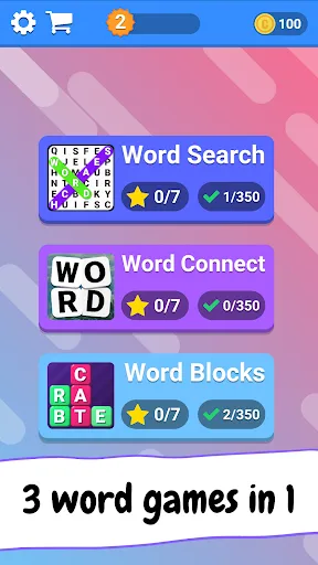 WOW 3 in 1: Word Search Games | Permainan | XWorld