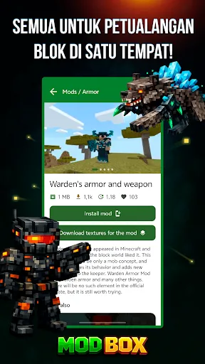 ModBox for Minecraft PE | Permainan | XWorld