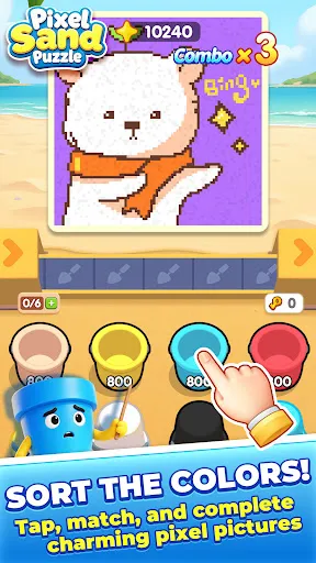 Pixel Sand Puzzle | Jogos | XWorld
