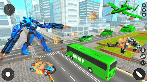 Army Bus Robot Bus Game 3D | Игры | XWorld