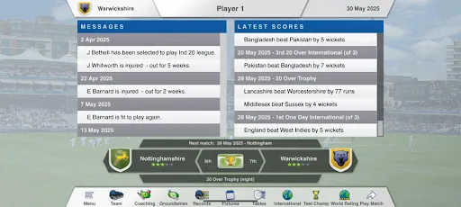 Cricket Captain 2025 | 游戏 | XWorld