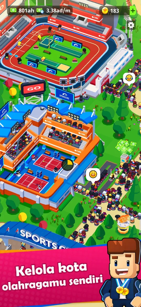 Sports City Tycoon: Idle Game | Permainan | XWorld