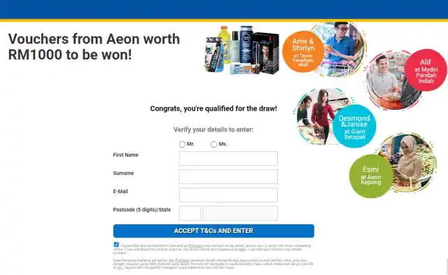 WIN RM1000 AEON VOUCHER | Permainan | XWorld