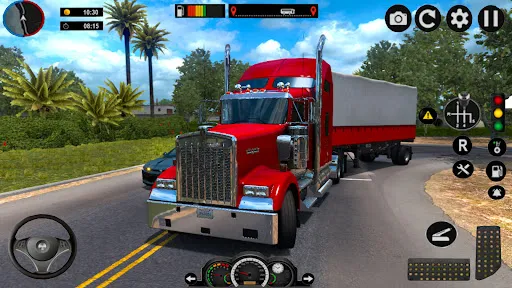 American Semi Truck Game Sim | juego | XWorld