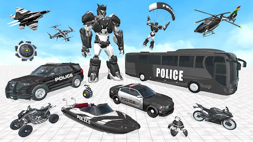 Bus Simulator Police Robot Car | Games | XWorld