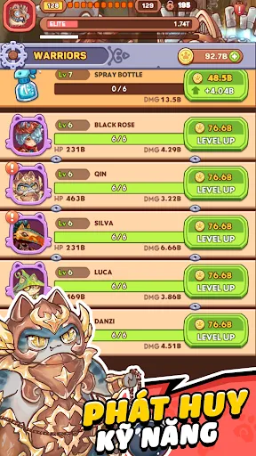 Meow Meow Warriors | juego | XWorld