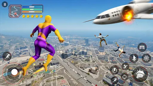 Super Rope Hero: Flying City | 游戏 | XWorld