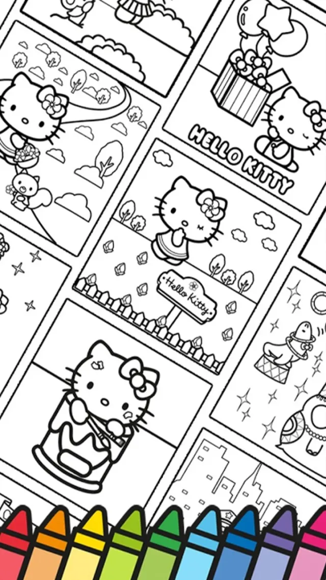 Hello Kitty Livro Para Colorir | Jogos | XWorld